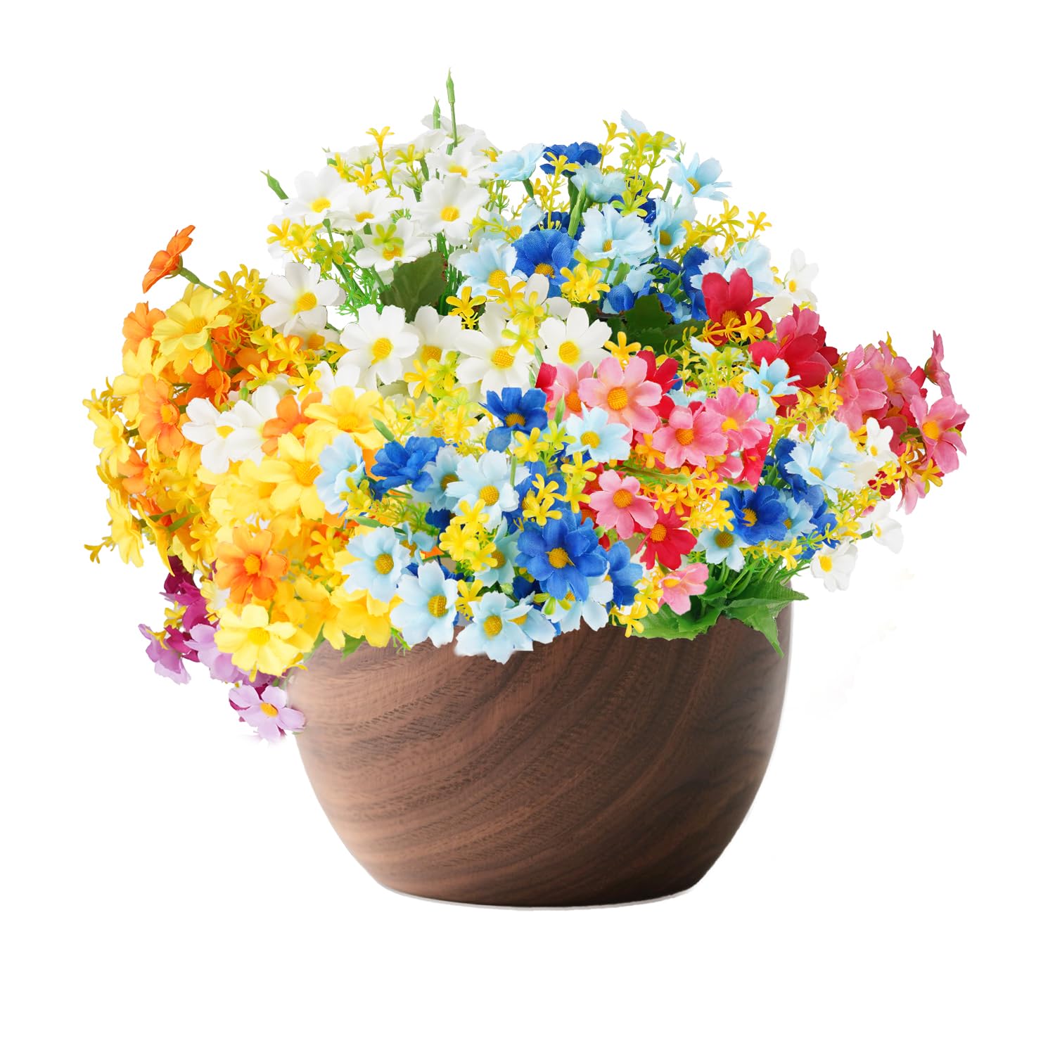 Fleurs Artificielles Marguerite Bouquet Faux 6 Pcs Decoration Interieur Mariage