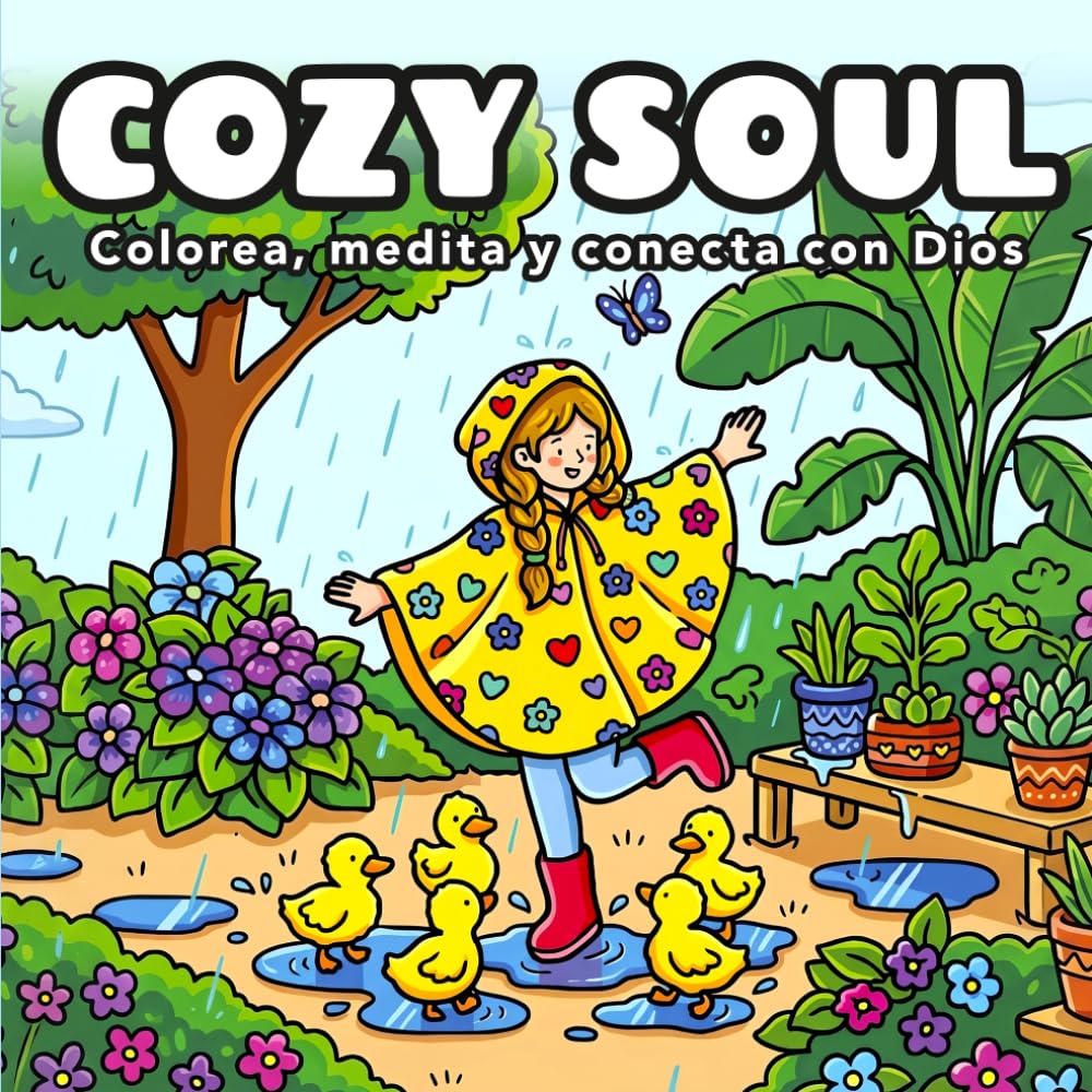 Cozy Soul: Libro para colorear para adultos y adolescentes, con proverbios e ilustraciones para conectar con Dios (Cozy Soul Coloring)