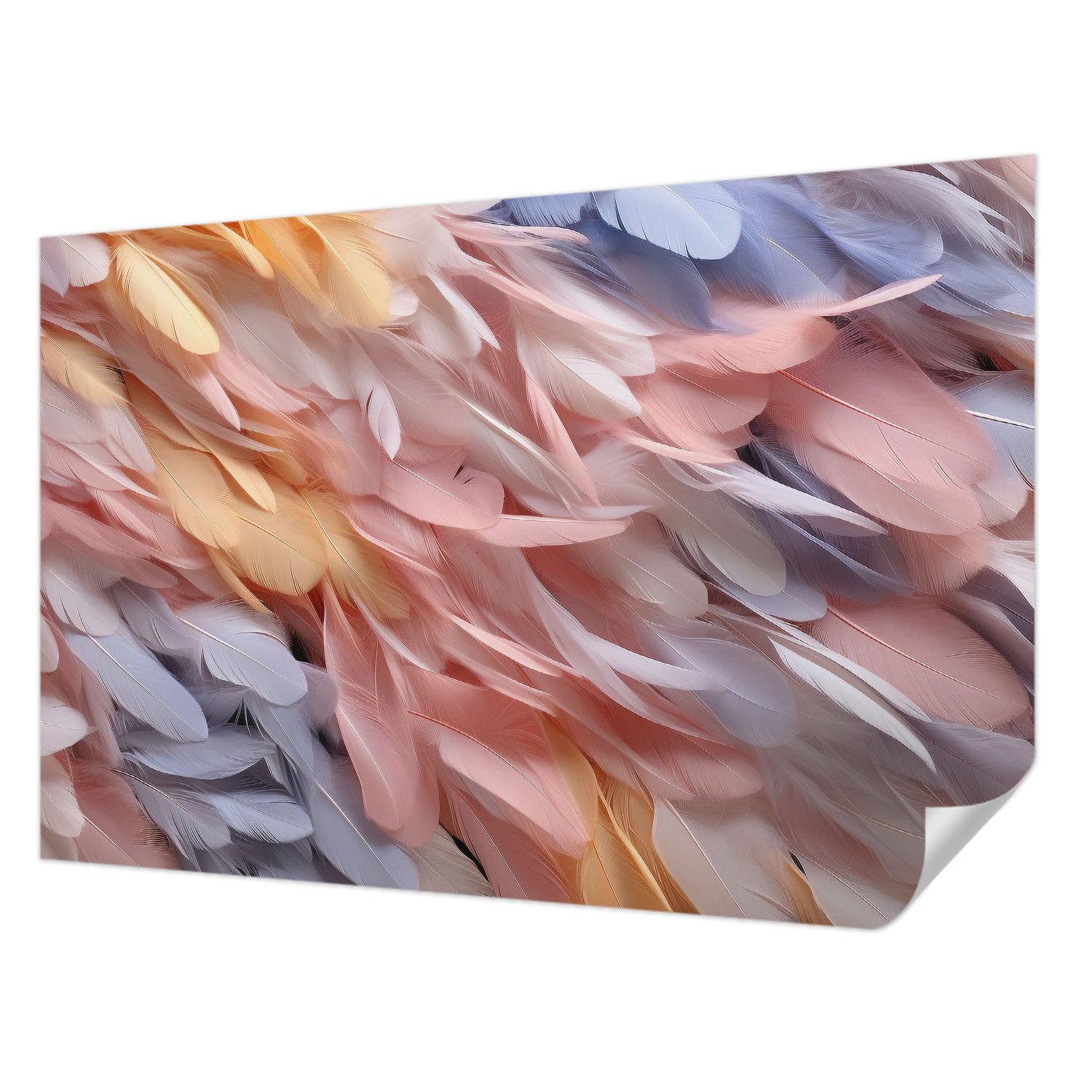 Papier peint photo autocollant haute qualité Tulup décoration murale haut de gamme plumes
