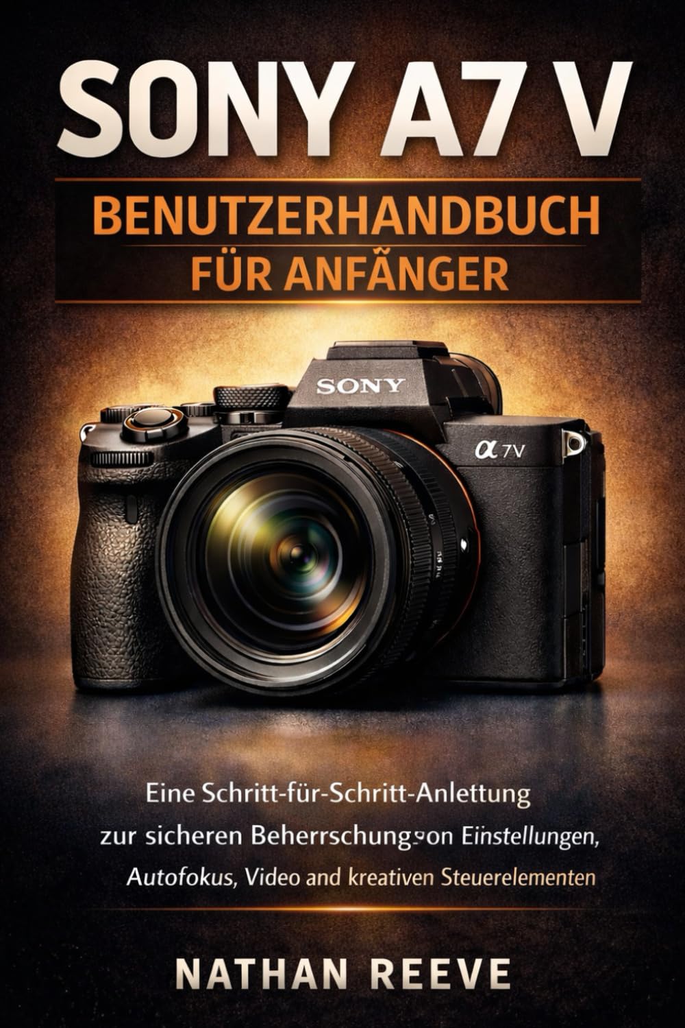 SONY A7 V BENUTZERHANDBUCH FÜR ANFÄNGER: Eine Schritt-für-Schritt-Anleitung zur sicheren Beherrschung von Einstellungen, Autofokus, Video und kreativen Steuerelementen