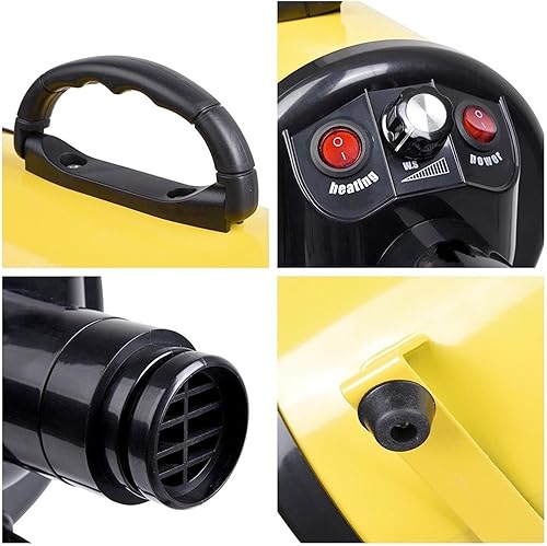 Miniatura 5 de koval Inc. 3.2hp Pet secador de pelo soplador de Quick W 4boquillas, Amarillo