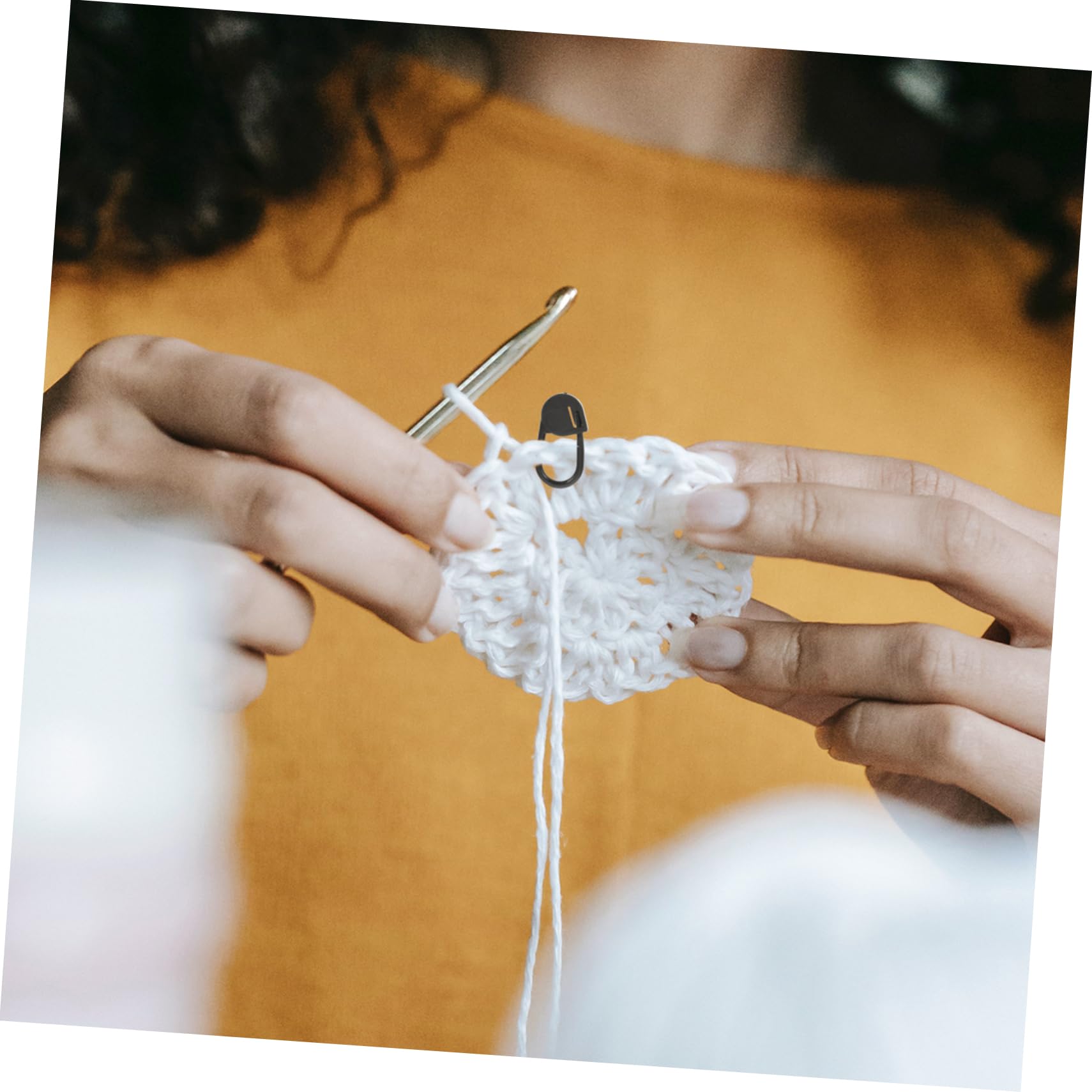 PLAFOPE 2piezas Marcadores De Ganchillo De De Tejer Accesorios Para Manualidades Marcadores De Punto Para Crochet Prácticos y Livianos Para Proyectos