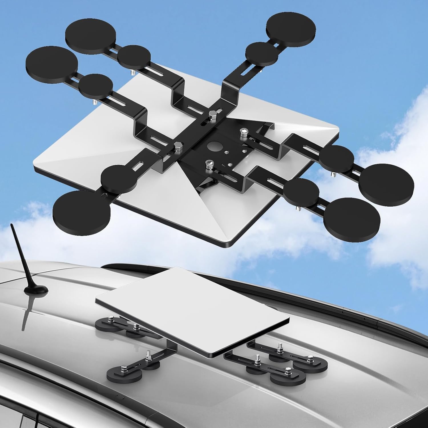 Starlink Mini Magnetic Mount with 12 Magnetic Bases, Up to 382 lbs of Suction Power, Starlink Mini Mount Kit, Compatible with Starlink Mini (V4) Dish