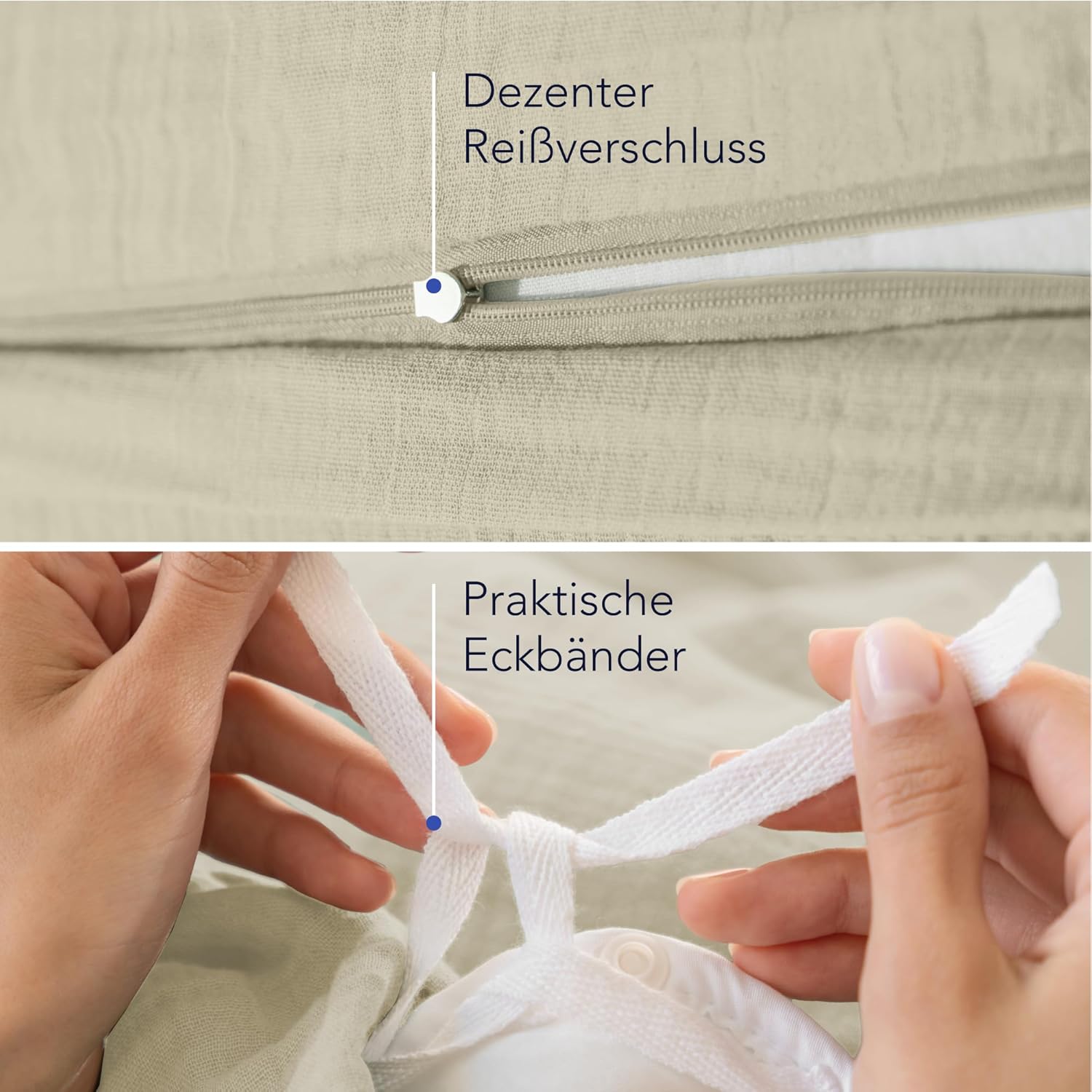 Ágynemű szett csomagolása és méretei