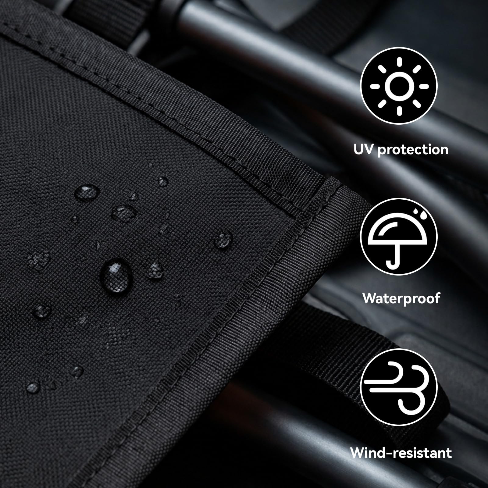 Cyrank Canopy d'ombre de Kayak, Parapluie Pliable de Kayak Portable Parasol auvent de Bateau de Tissu d'Oxford pour la pêche de canoë de Bateau Fou