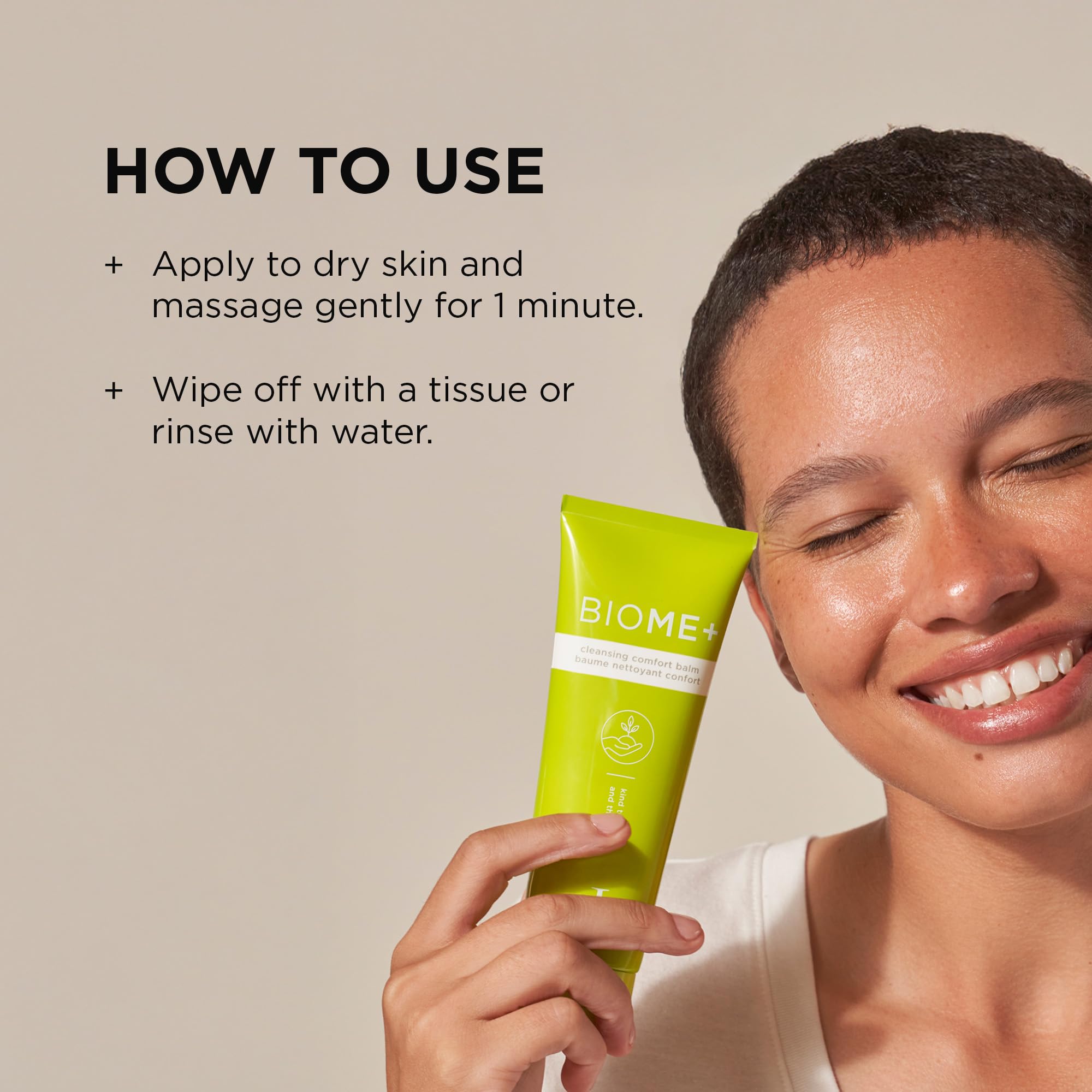 IMAGE Skincare BIOME+ Cleansing Comfort Bálsamo limpiador suave amigable con microbiomas, reduce la pérdida de humedad, 118 ml