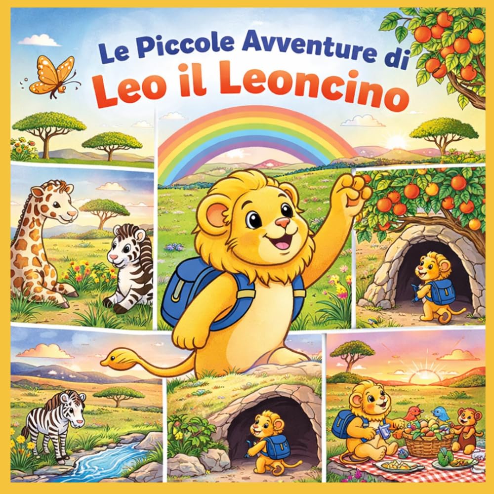 LE PICCOLE AVVENTURE DI LEO: IL LEONCINO CURIOSO (Le Piccole Avventure da Colorare)
