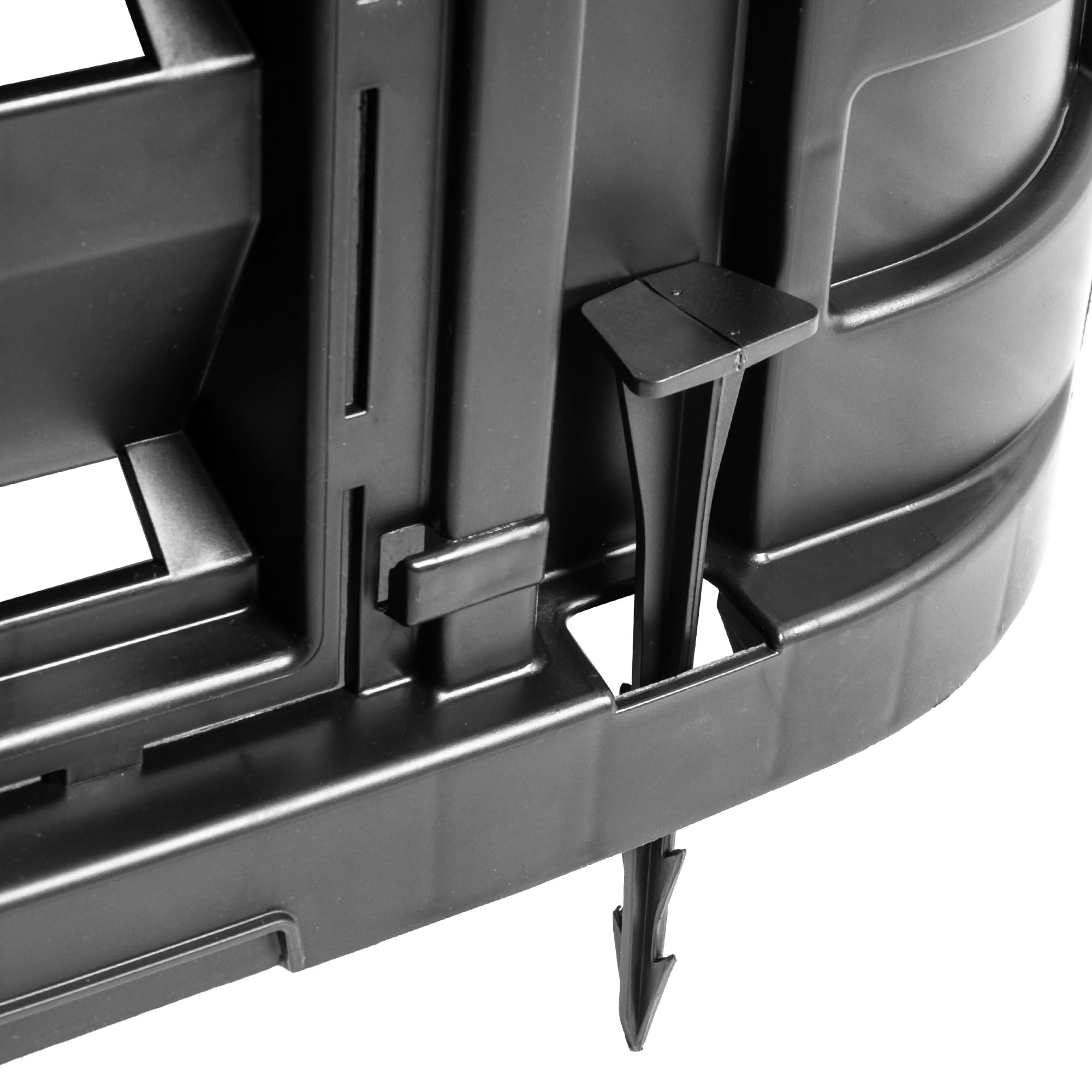 KADAX Composteur de Jardin 480L, Une Solution Écologique et Pratique pour Transformer vos Déchets Organiques en Engrais Nature, Bac à Compost (Noir)
