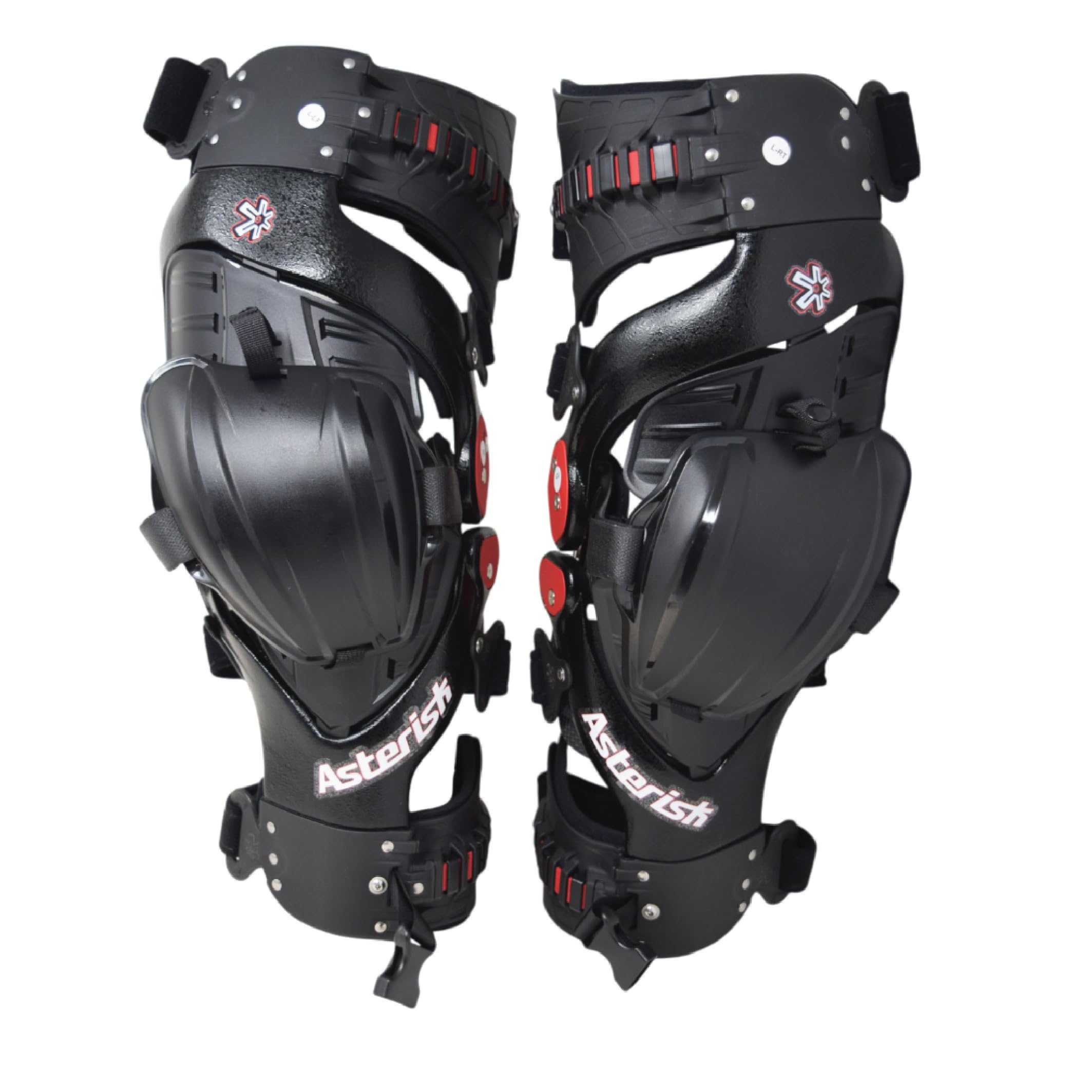 Asterisk Ultra Cell 4.1 - Advanced Knee Protector Brace for Motocross, Snowboarding, Wakeboarding, Off-Roading, Football, & More - (Pair, Small)