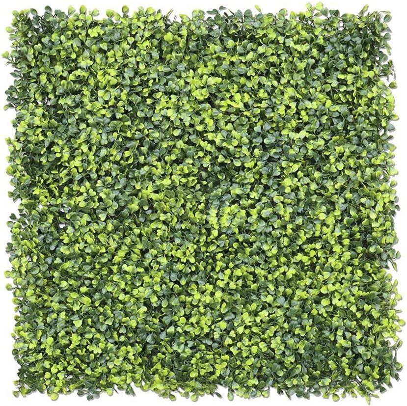 Coarbor 6 Packs 20"x20" Artificial Boxwood Panels Hedge Backdrop Fence Wall Privacy Fence Screen Decorative Fence Perfect for Balcony Patio Side Yard Porch
