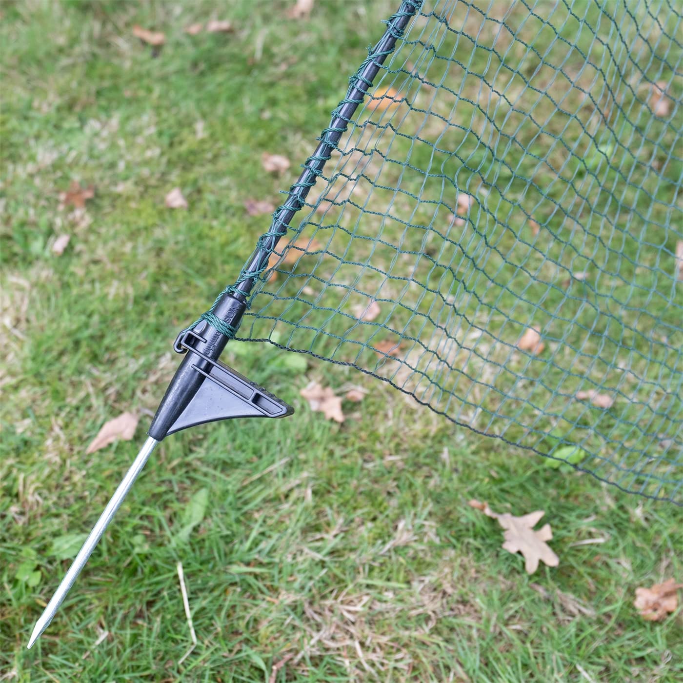 VOSS.farming Begrenzungszaun Classic 15m 90cm Kleintiernetz grün mobiler Zaun