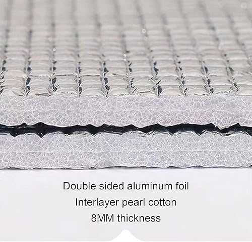 Miniatura 4 de Película de teñido de ventana con control de calor 99% anti UV, película aislante 100% de bloqueo de luz, visera solar de papel de aluminio,