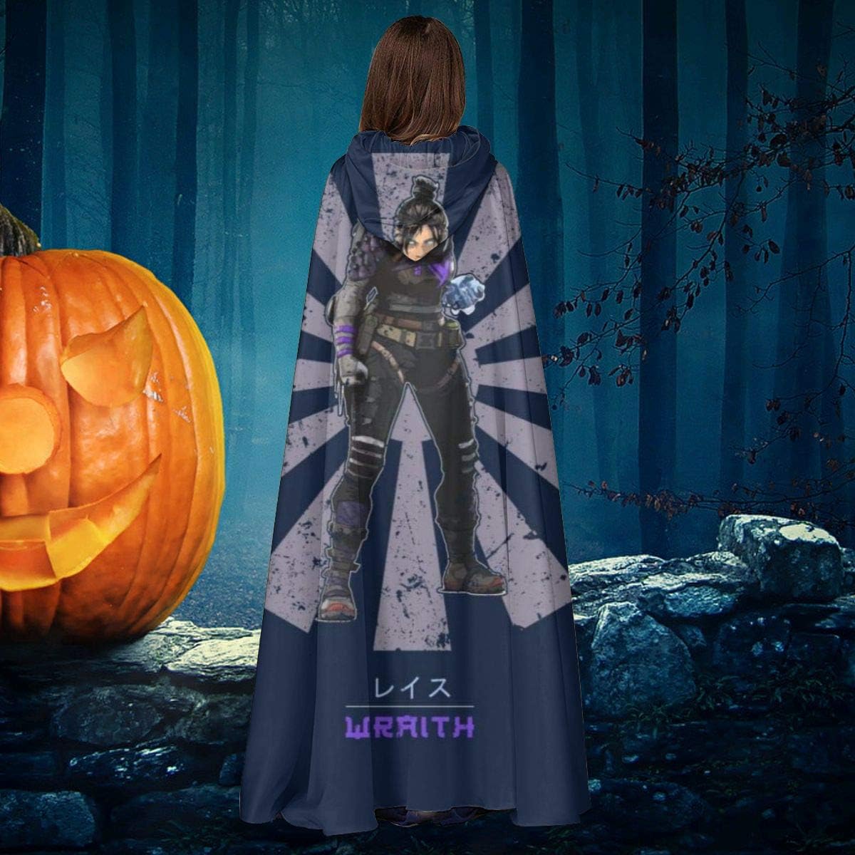 Aisfgbj Apex Legends Wraith Retro Japanese Unisex Christmas Halloween Witch Knight Hooded Robe Vampires Cape Cloak Cosplay Costume Amazon Co Uk Pet Supplies