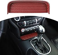 Vista 10 de RT-TCZ para Mustang Bandeja de Fibra de Carbono Accesorios Interiores, Organizador de Almacenamiento de Palanca de Cambios Recorte para Ford Mustang
