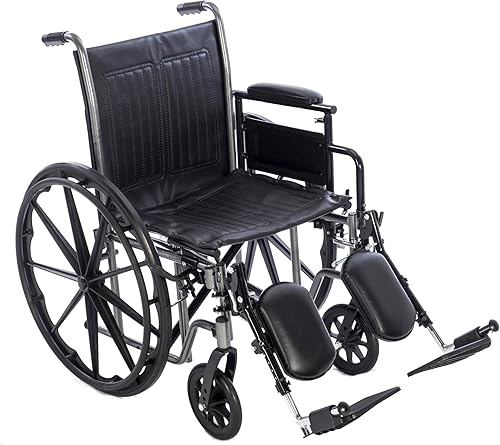 Miniatura 7 de Sillas de ruedas manuales ligeras para adultos, silla de ruedas de transporte de 16 pulgadas con altura estándar ajustable y hemi, reposabrazos de