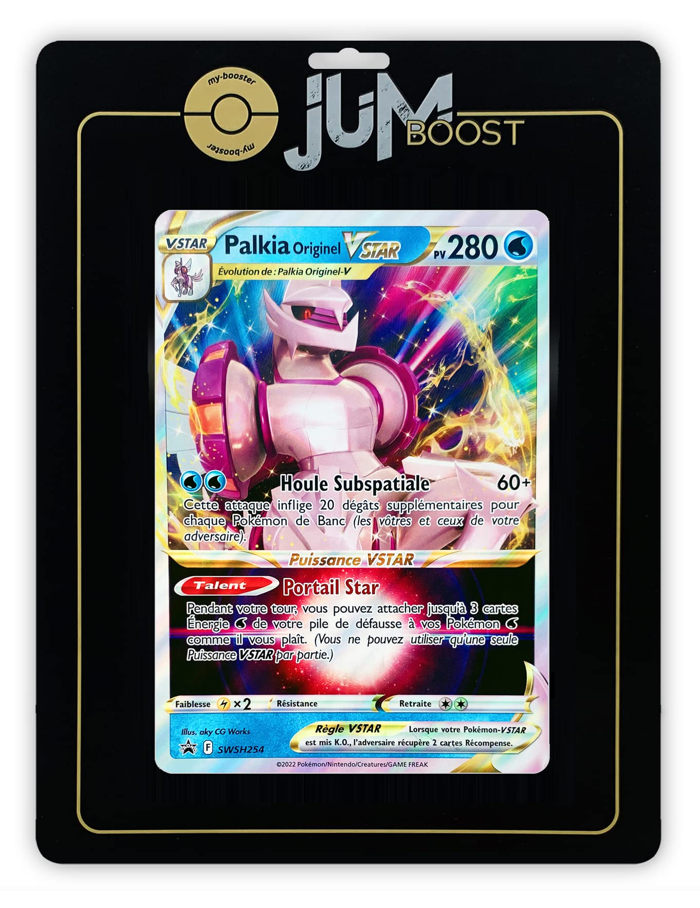 Palkia Original VSTAR SWSH254  Full Art  Jumbo  Jumboost X Sword and  Shield 10  Radiant Astres  Giant Card : Amazon.com.be: Toys