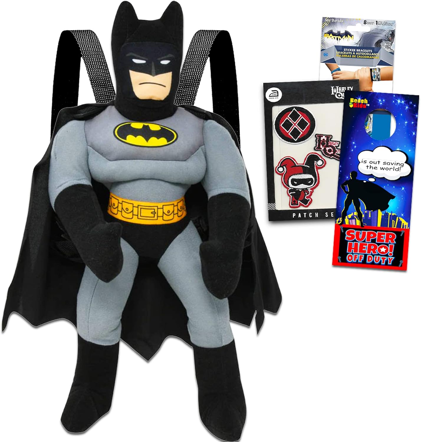 Batman Plush Doll Set for Kids Bundle with 17" Batman