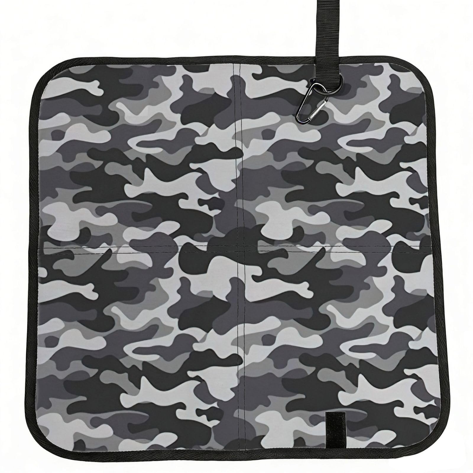 AYYQWE Abstract Camouflage Print Foldable Seat Cushion Portable Chair Pad Office Commuting Picnic Camping Outdoor