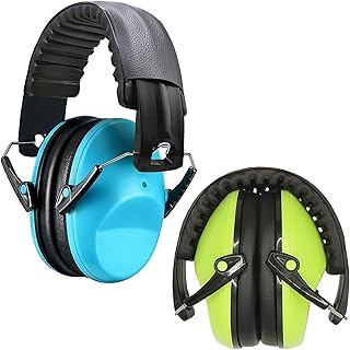 2 Pack Noise Cancelling Headphones for Kids, Toddler Kid Ear Protection 26dB, Adjustable Noise Cancelling Ear Muffs for 3-16 Years, Ear Muffs for Noise Reduction for Shooting Hearing Protection