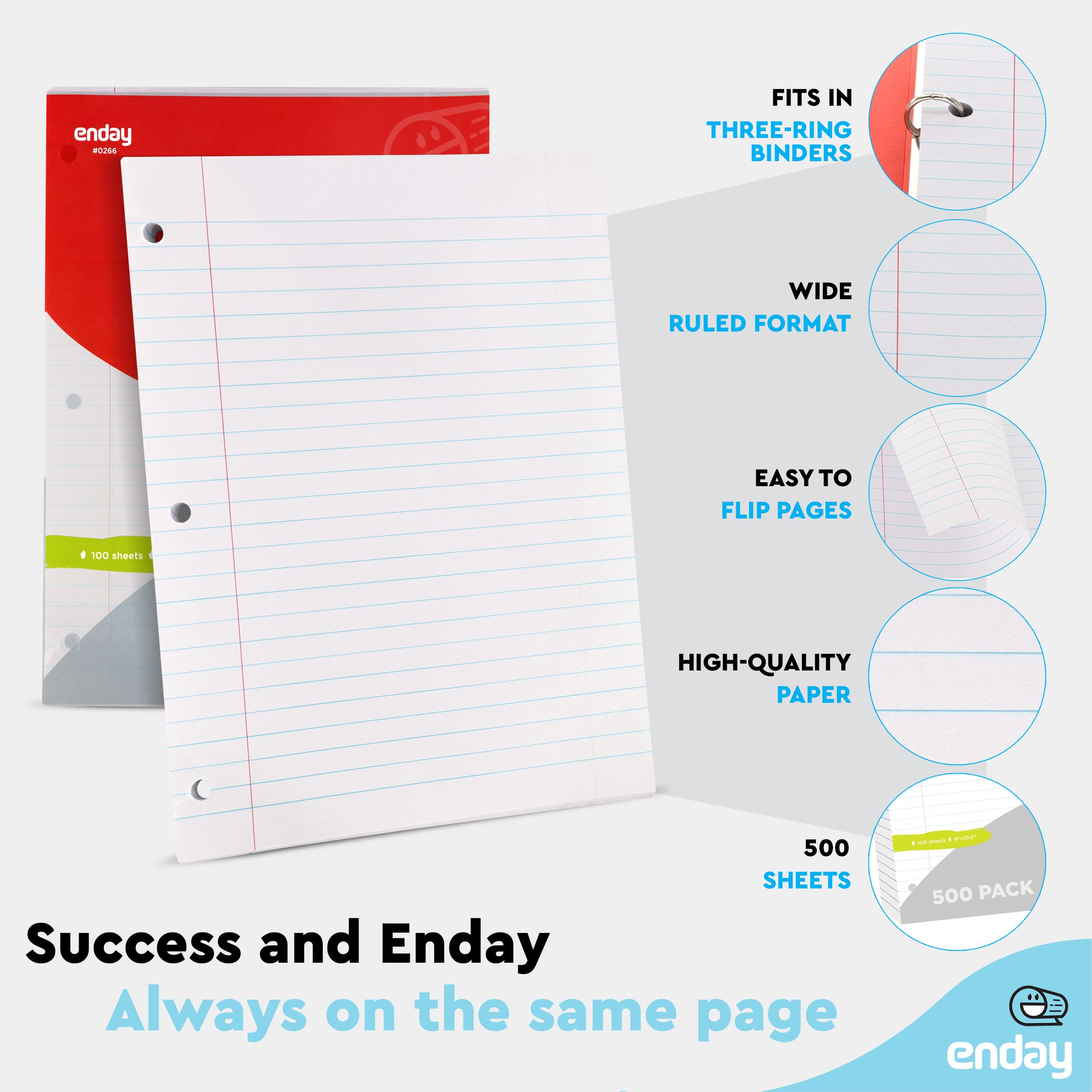 Snapklik.com : Emraw Wide Ruled Filler Paper, Perfect For Normal ...
