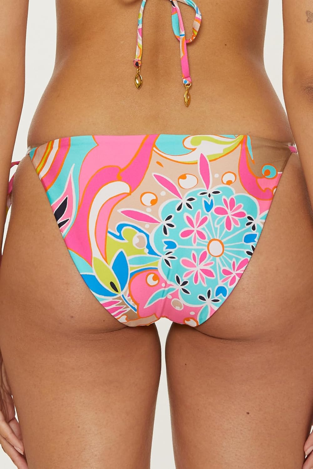 Trina Turk Womens Venus Tie Side Bikini Bottom, Cheeky Coverage, Swimwear Separates for Women - Image 3