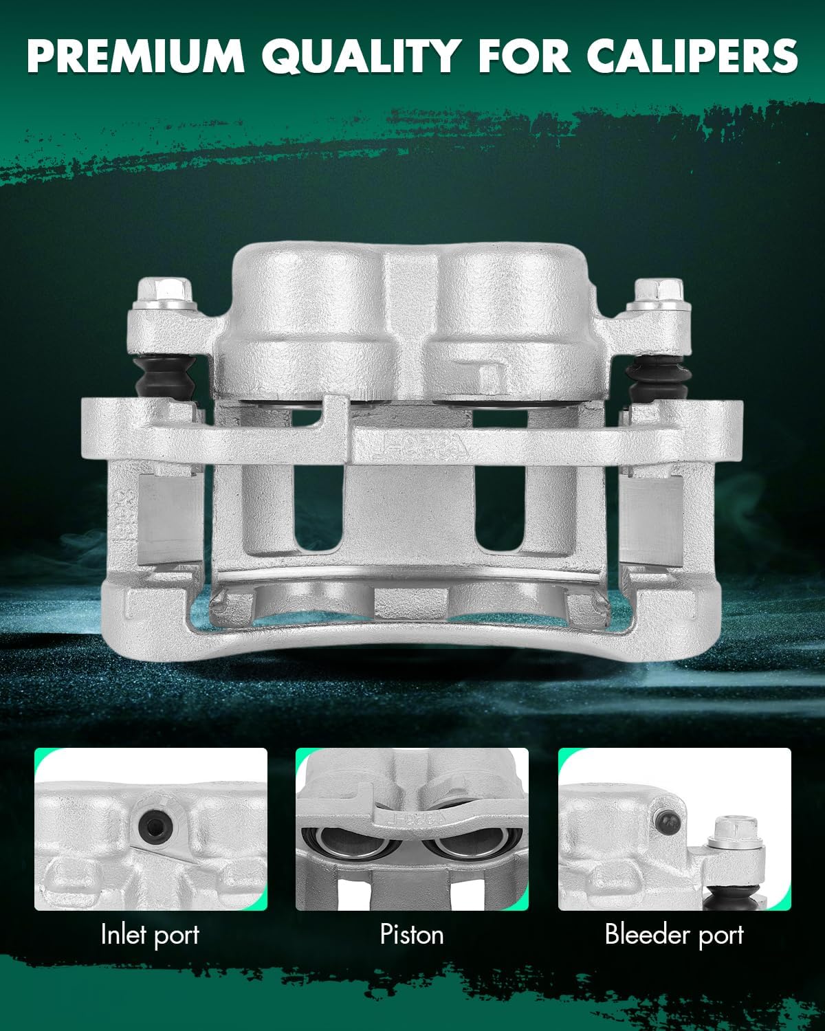 SCITOO 18B4694 Front Right Disc Brake Caliper Assembly w/Bracket For Chevy For Blazer/For S10,For GMC For Jimmy/For Sonoma,For Isuzu For Hombre,For Oldsmobile For Bravada