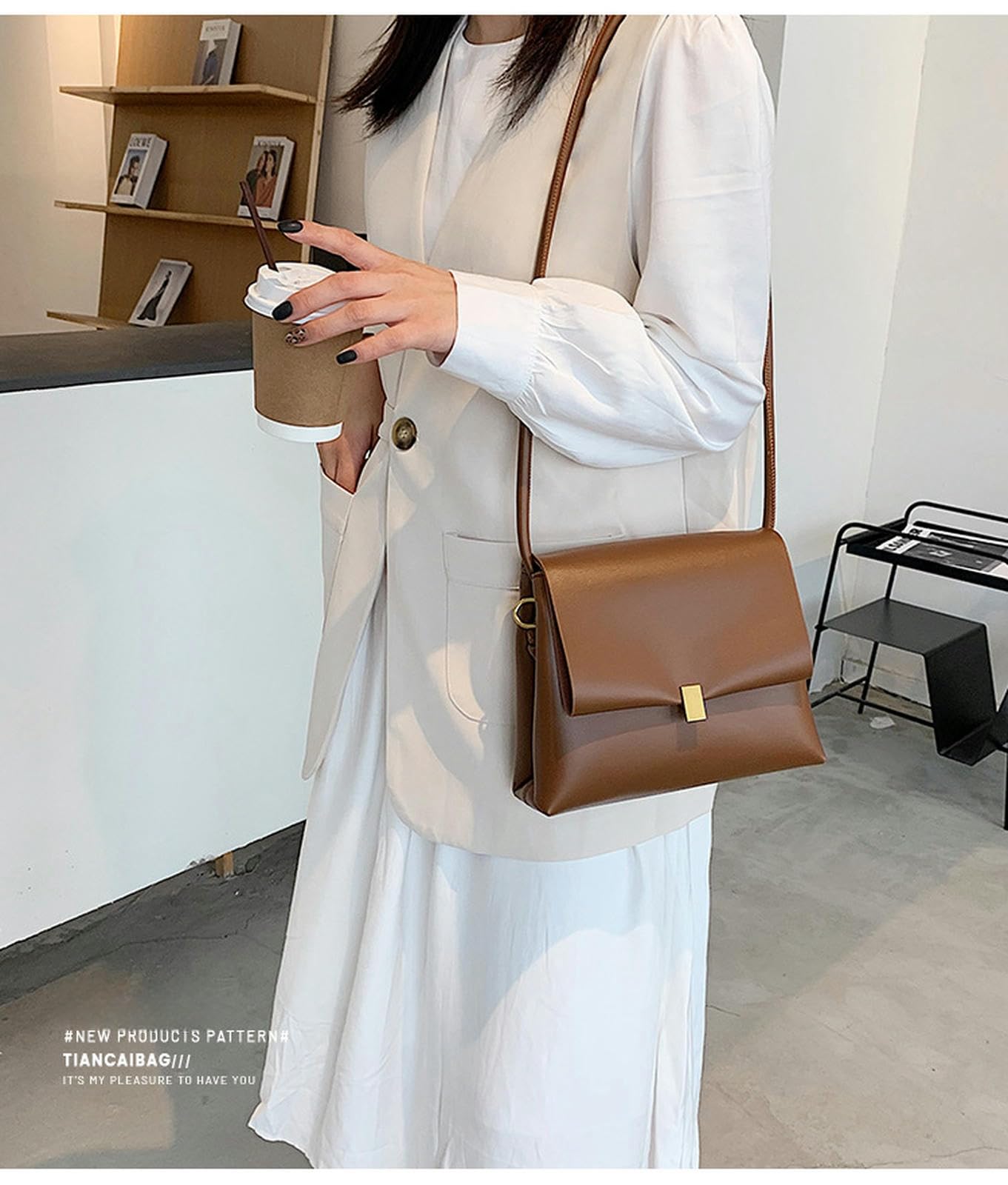 Torba na ramię damska retro Hobo Tote Crossbody torebki torebki