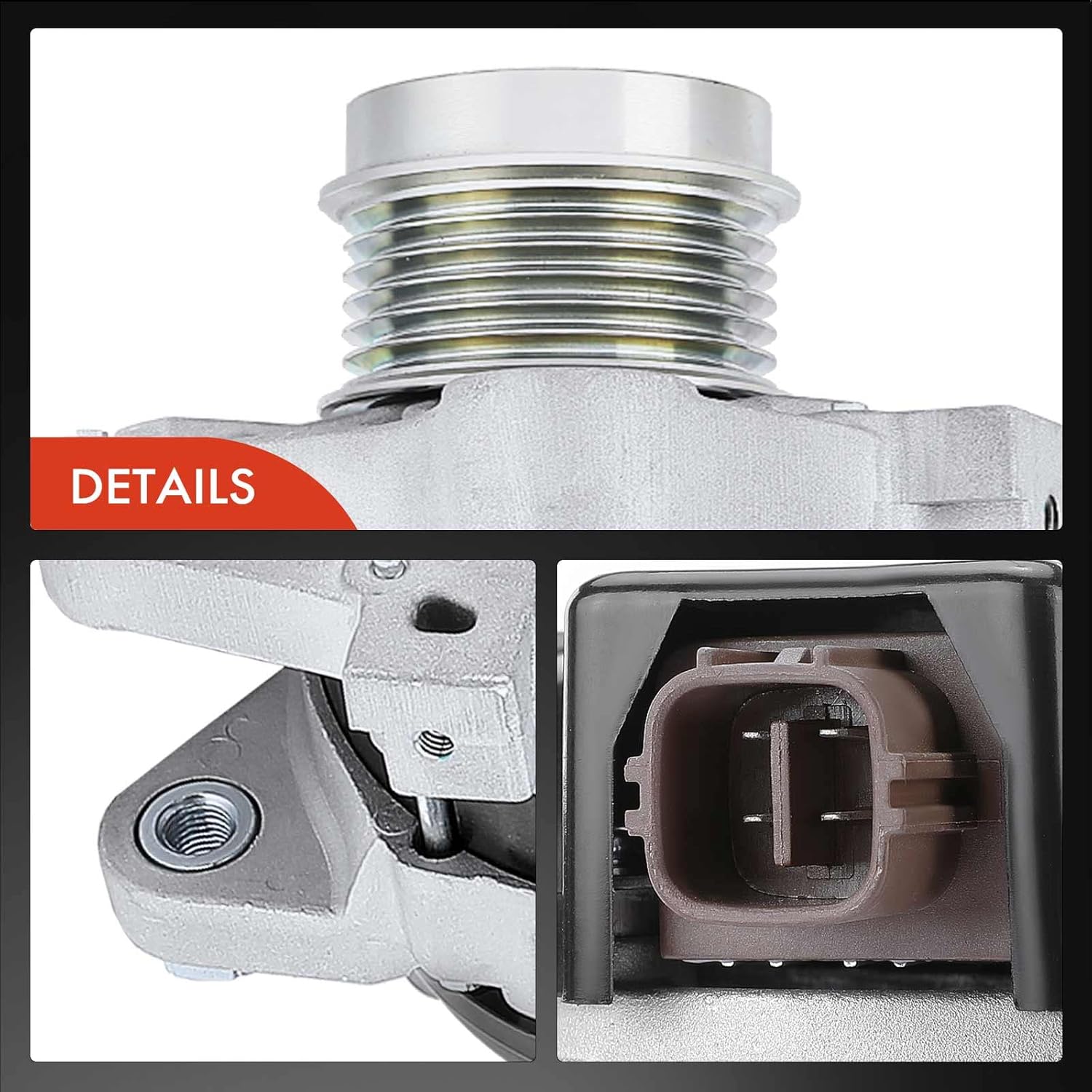 A-Premium Alternator Compatible with Toyota Corolla & Matrix 2011 2012 2013, 1.8L, 12V 100A/110A 6-Groove Clutch Pulley Clockwise, Replace# 400-52414R, AND0597, VND0597, 104210-1461, 27060-0T130