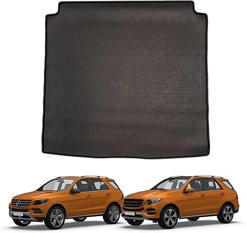 Travall Forro compatible con Mercedes-Benz GLE y GLE 63 S AMG (2015-2019) y Clase M (2011-2015) TBM1117 - Forro de goma negra para todo tipo de clima