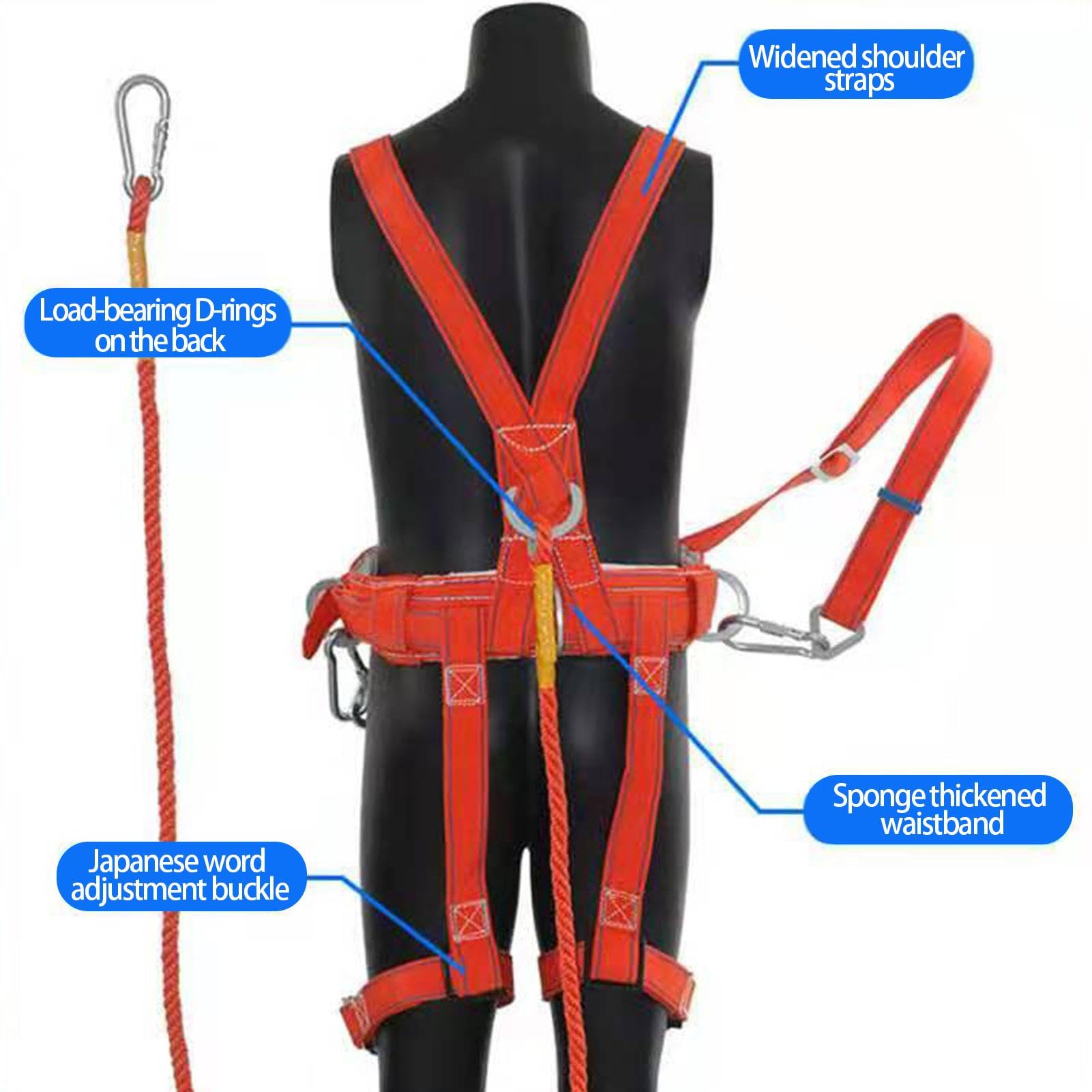 Novent Picos para trepar árboles, Kit de Equipo para trepar Postes,Herramientas de Trabajo para árboles con púas Ajustables para trepar Postes | Equipo de Escalada con Correas de Seguridad para