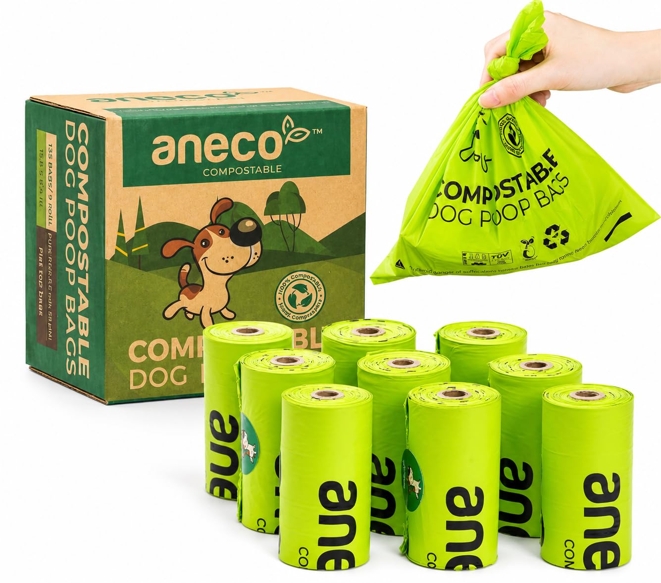 ANECO Pet Waste Bags
