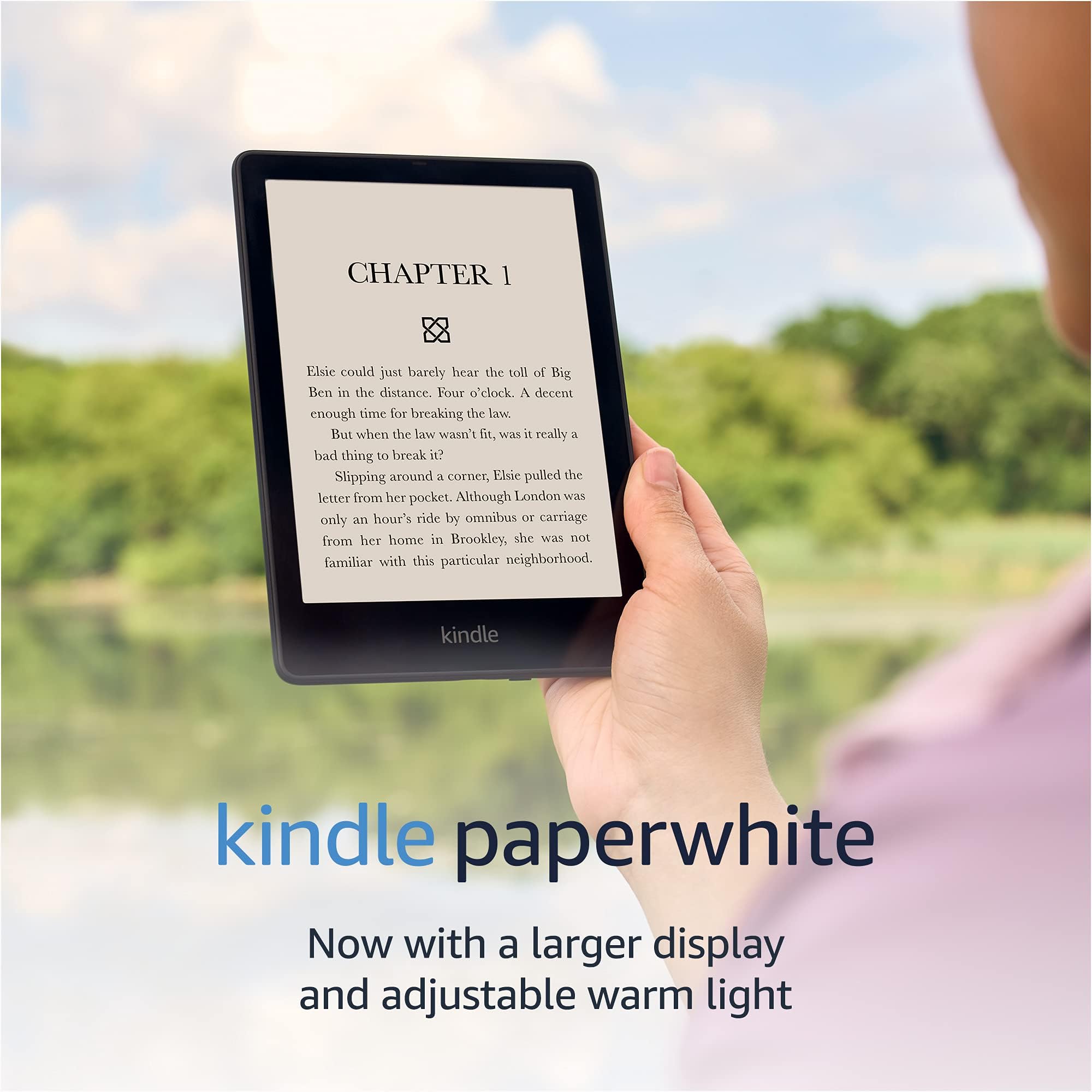 Certified Refurbished Kindle Paperwhite | 8 GB, now with a 6.8" display and adjustable warm light, with ads