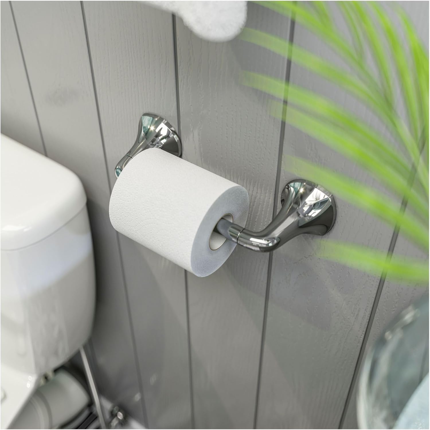 Pfister BPH-MCA McAllen Wall Mounted Pivoting Toilet Paper Holder - Matte Black