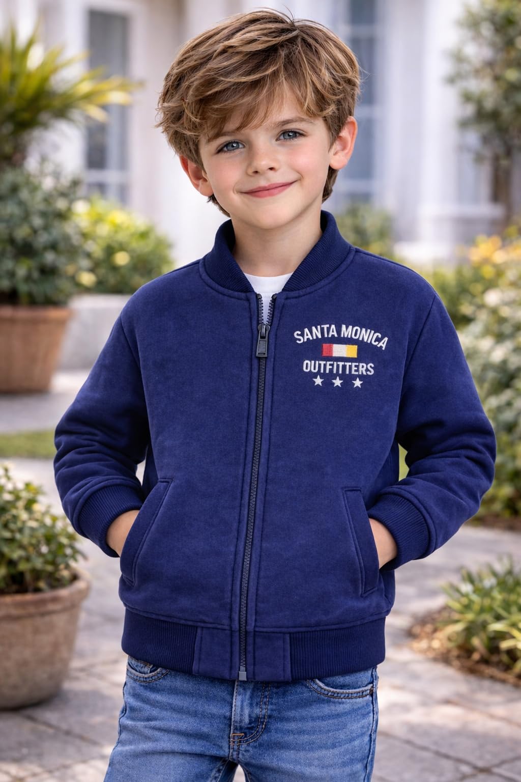 Generico Felpa Bambino Primavera Estate con e Senza Cappuccio – Giacca Leggera con Zip in Cotone Traspirante – Modelli Sportivi Casual Multicolore 3-9 Anni