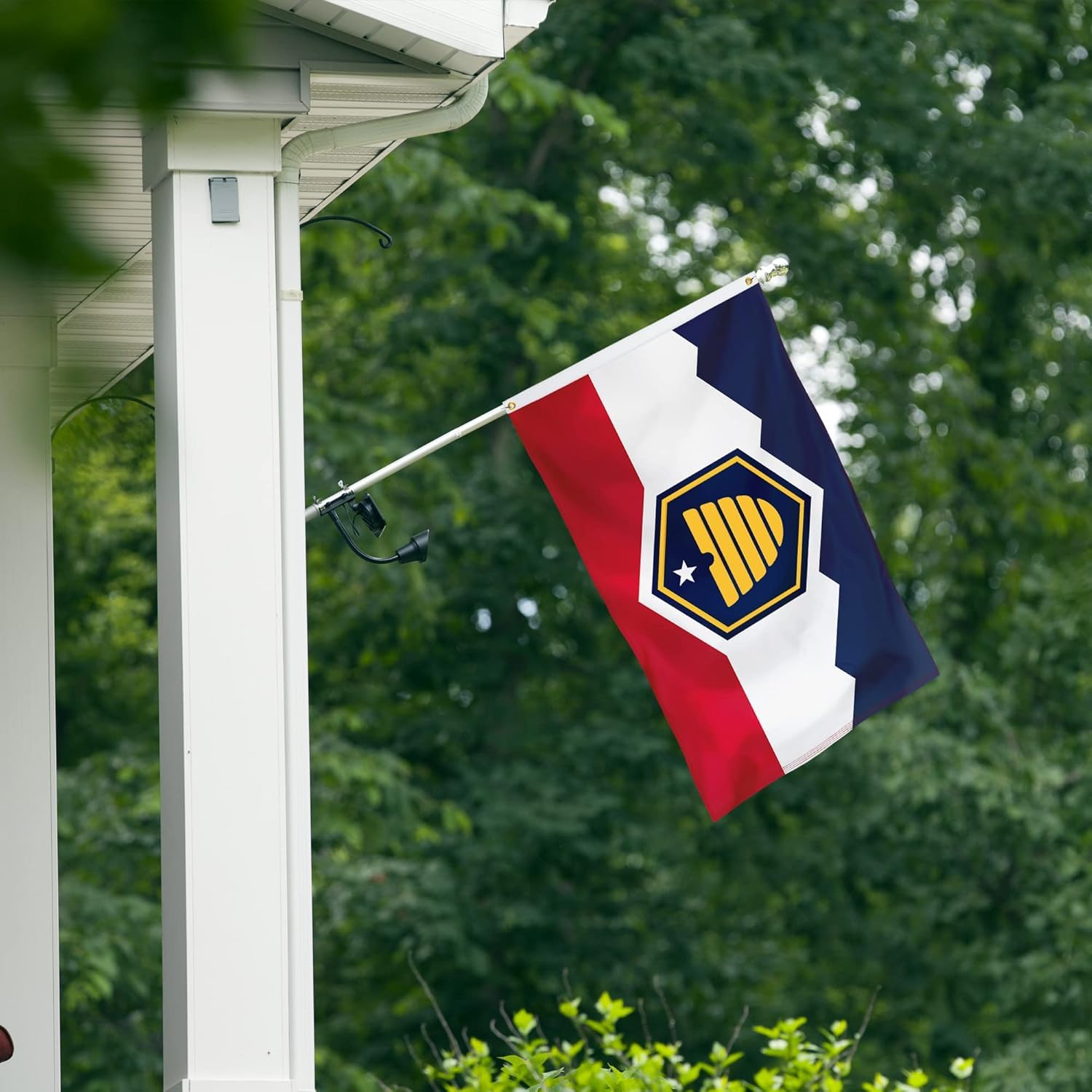 Utah Bundesstaaten Flagge 60x90 Cm - Doppelseitig, 150D Polyester, Wetterfest Mit Messingösen