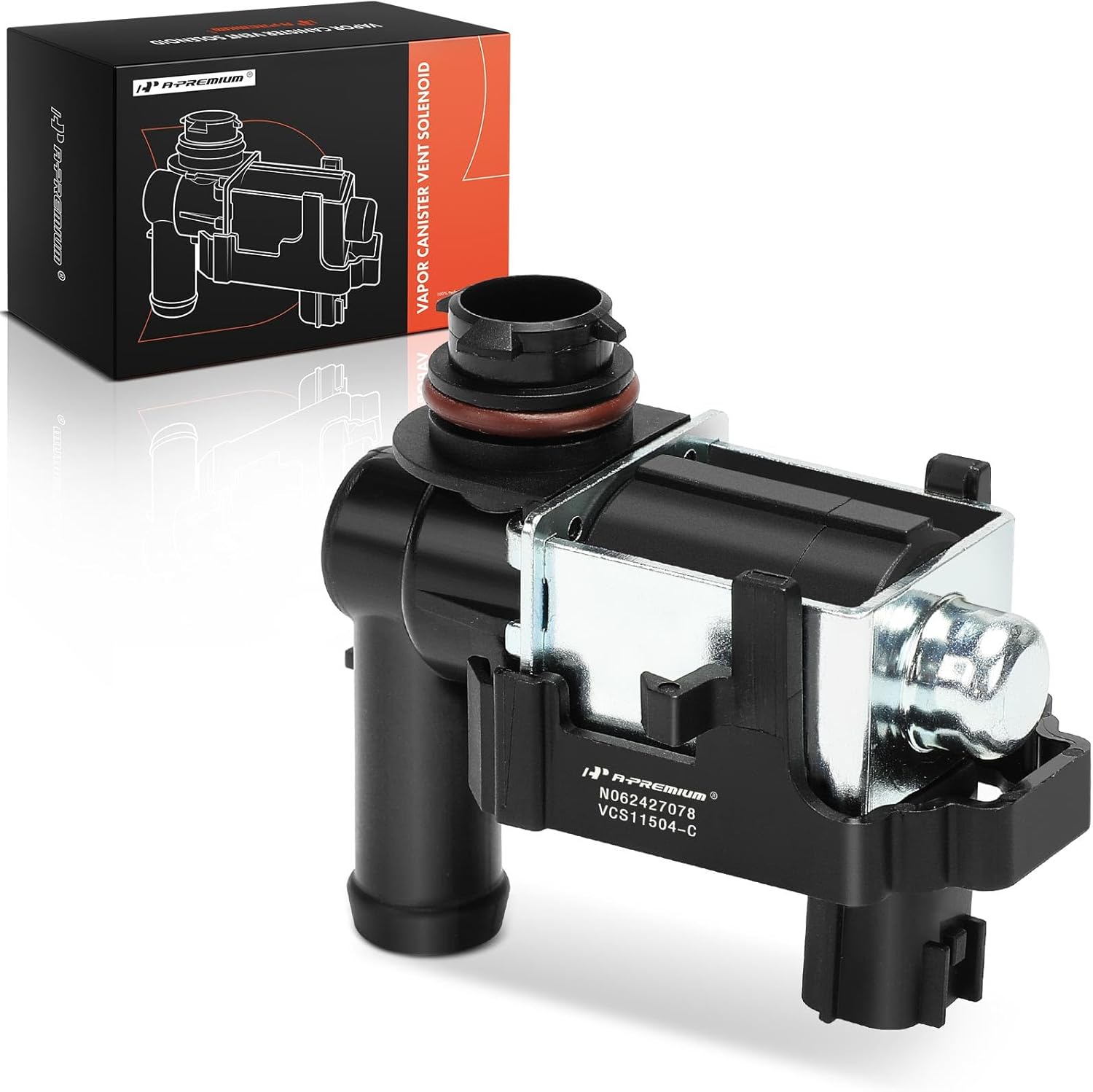 A-Premium Vapor Canister Vent Solenoid Valve Compatible with Nissan Altima, Rogue, Sentra, Versa, Frontier, Murano, Pathfinder, Maxima, Titan, Armada, Juke, NV200, Xterra & Infiniti QX60, Q50, QX50