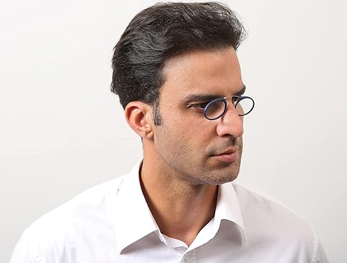 Miniatura 7 de REAVEE Anteojos de lectura ultrafinos sin brazos para hombres y mujeres, sin clip de nariz y sin patillas, bolsillo pequeño con mini funda portátil,