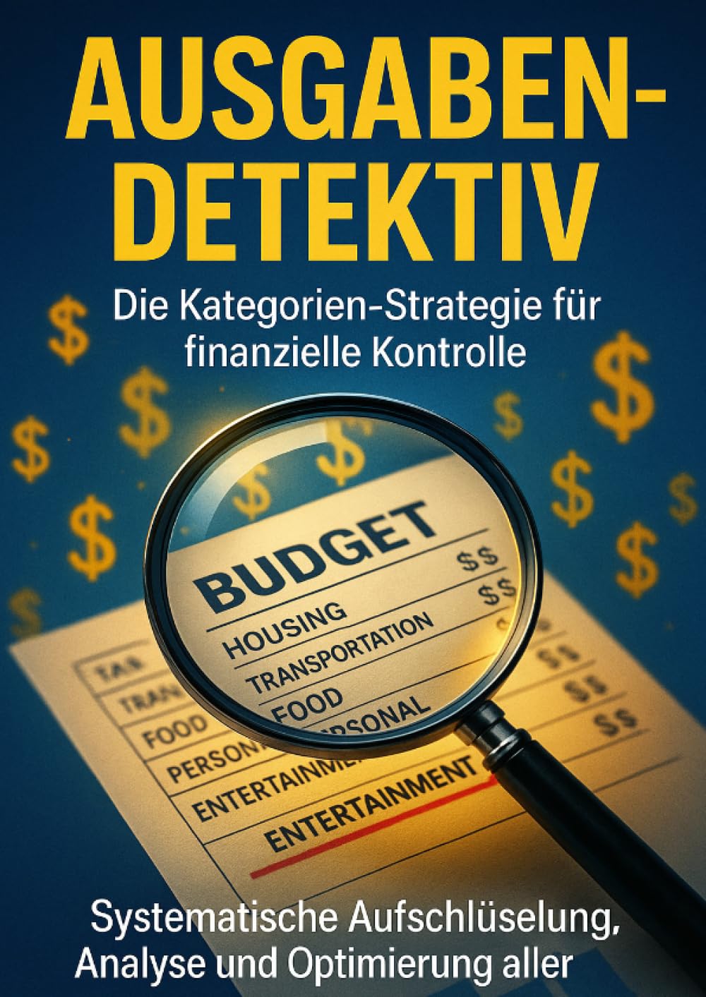 Ausgaben-Detektiv: Die Kategorien-Strategie für finanzielle Kontrolle: Systematische Aufschlüsselung, Analyse und Optimierung aller Ausgaben für maximale Sparpotenziale