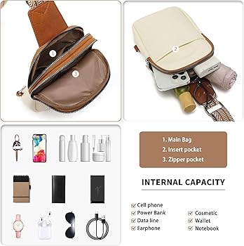 Miss Lulu Bolso Bandolera De Mujer Con Correa Ajustable Y Desmontable – Diseño Acolchado Moderno Y Ligero Para Uso Diario