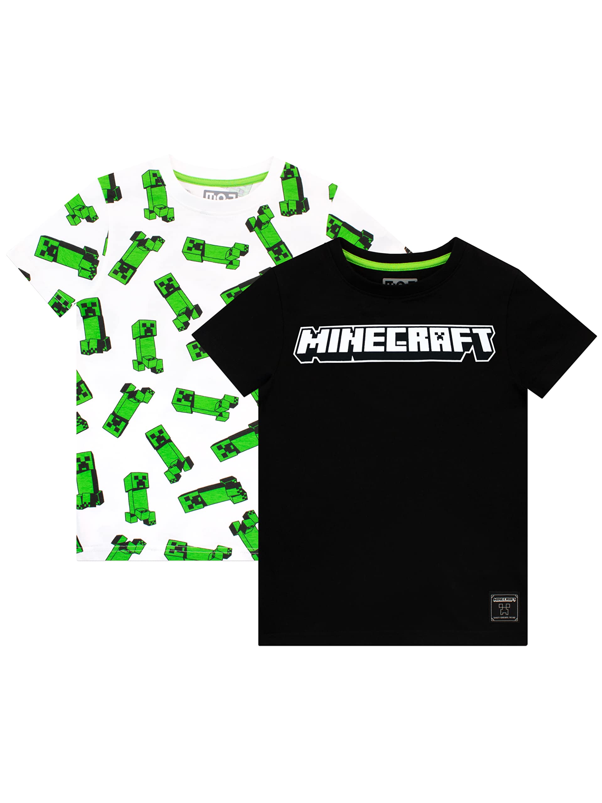 Minecraft Camiseta 2 Pack Niños Gaming Camisetas para Niños