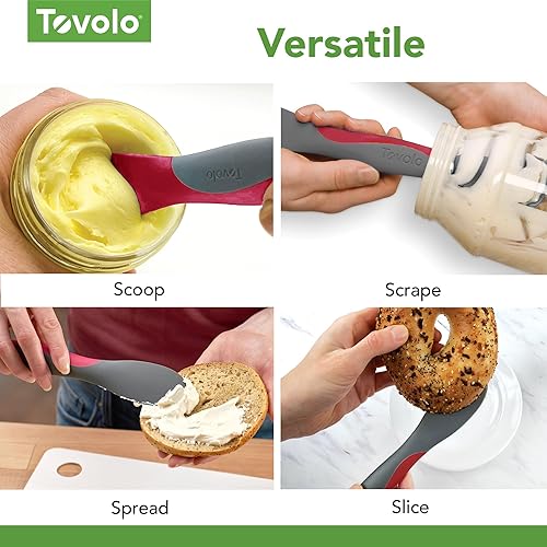 Vista 22 de Tovolo Herramienta para preparación de comidas de cocina para extender rebanadas y raspar, pesto grande, 1 unidad (paquete de 1)