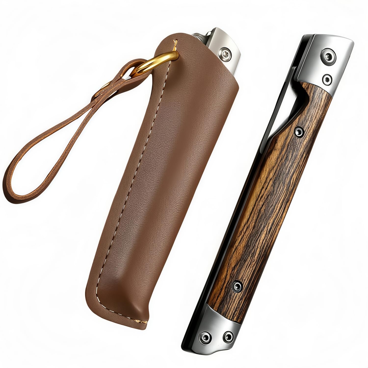 Pocket Folding Knife Multi-Tool, Portable Utility Cutter with Keychain for Box Opening, Outdoor, DIY, Camping
