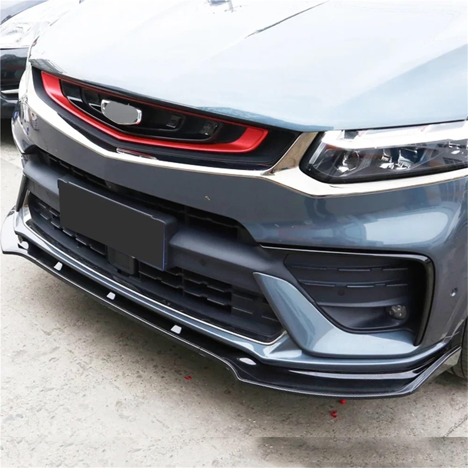 Compatible for Geely 2019-2021 Tugella Xingyue FY11 Car Front Bumper Splitter Lip Spoiler Diffuser Guard Exterior Accessories Body — view 4