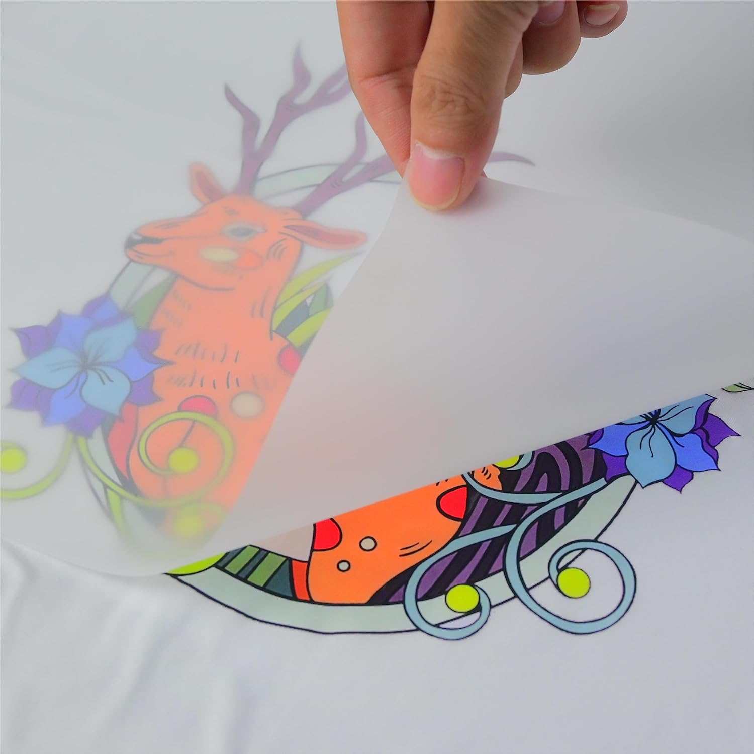 DTF Transfer Film L1800, A3 DTF Film Roll for Sublimation and DTF Inkjet Printers, Heat Transfer Paper for Dark and Light Fabric (A3 Roll Films 13 Inch x 328 FT)