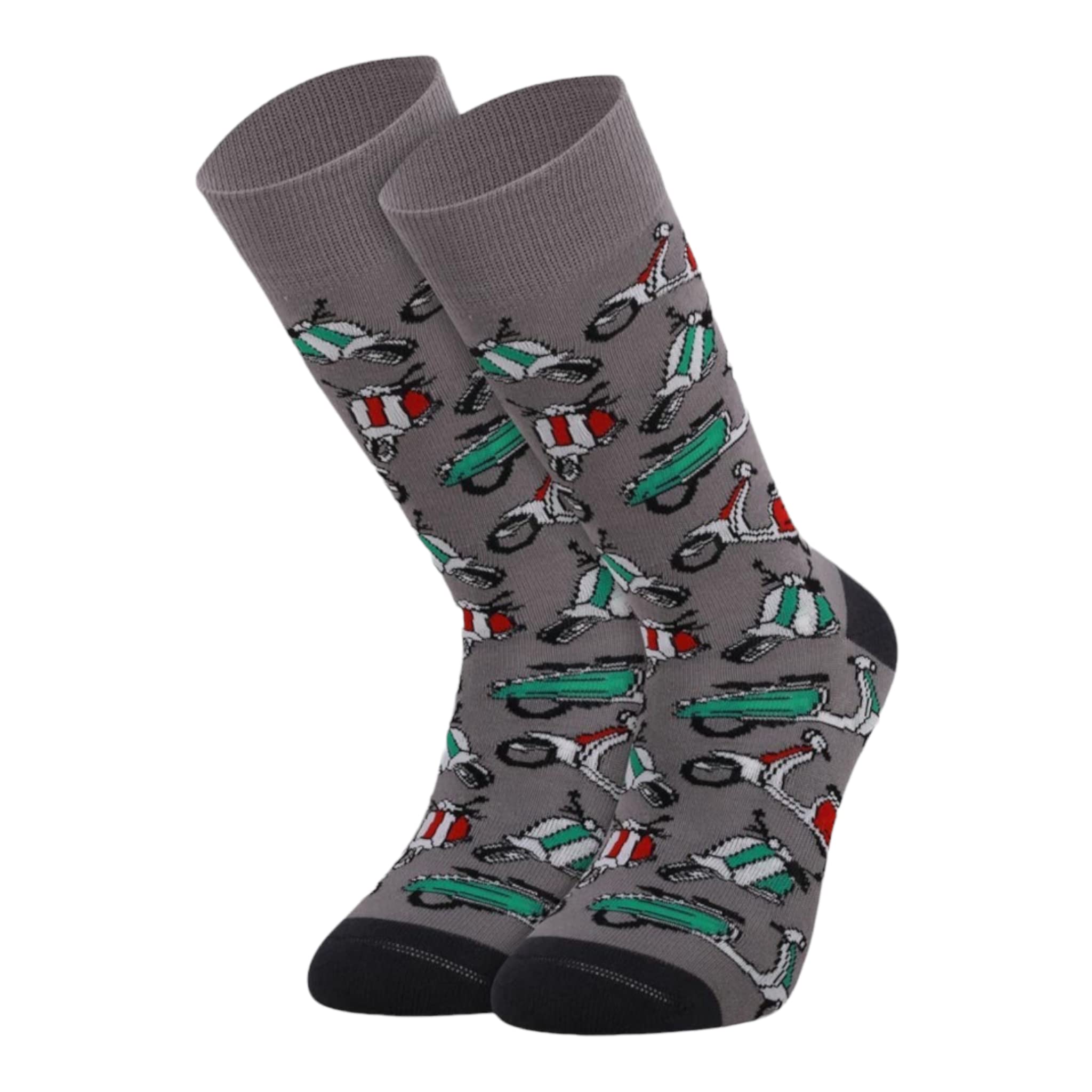Vespa Scooter Fun Socks Funky Sports Unisex Premium Cotton