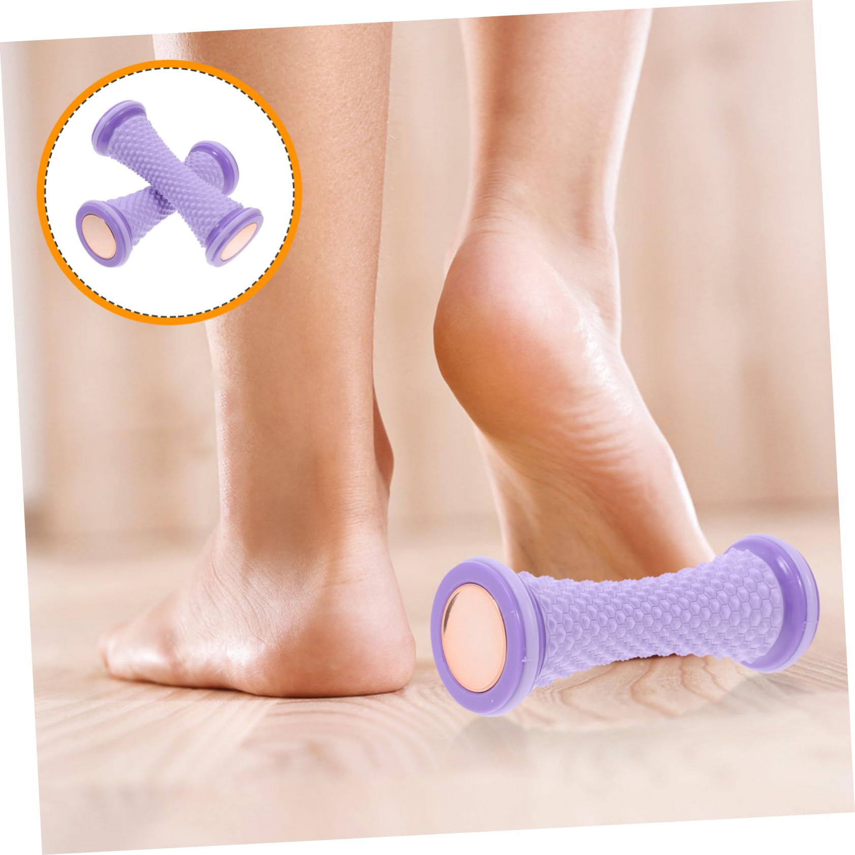 Anneome Fußmassagegerät mit Rollen aus Tpr und Pvc 2 Stück-pack Tragbarer Fußmuskelroller zur Entlastung von Fußermüdung für Fußsohlenmassage und Entspannung