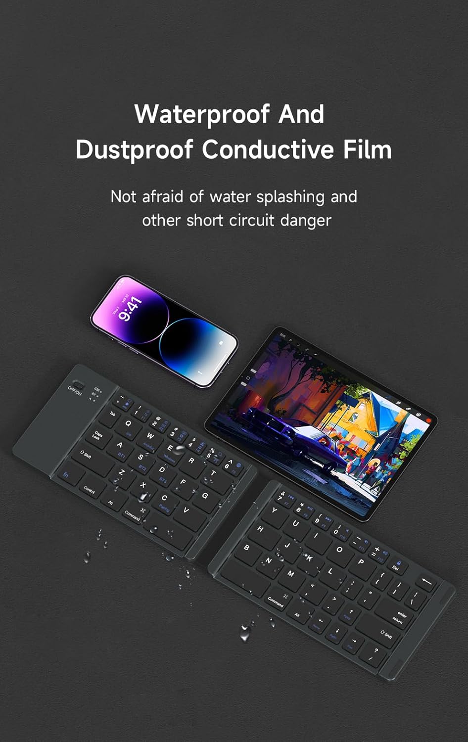 Devia Lingo Series Keyboard waterproof feature