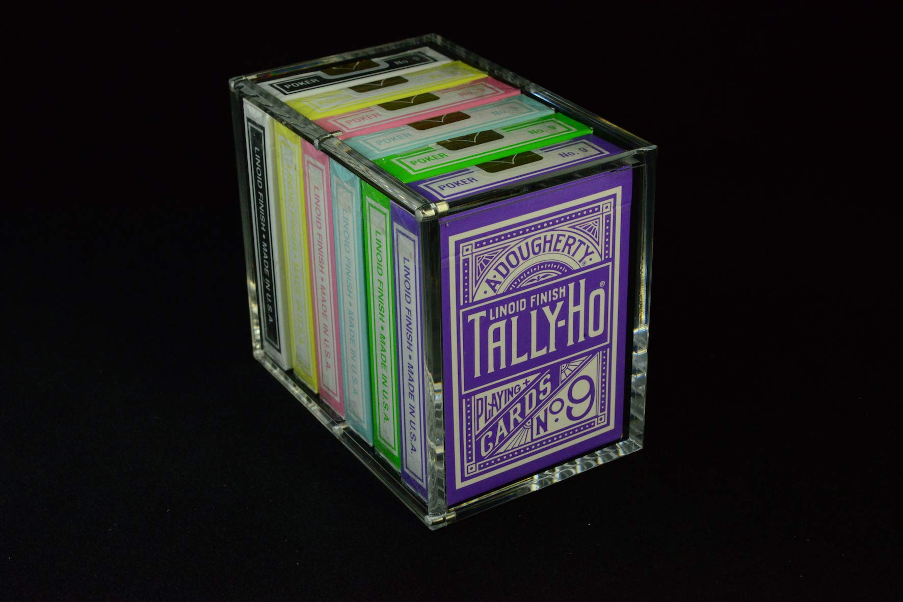 Carat CreationsCarat X6 Card Case for Playing Card Decks - Strong Clear Acrylic & Magnetic Seal