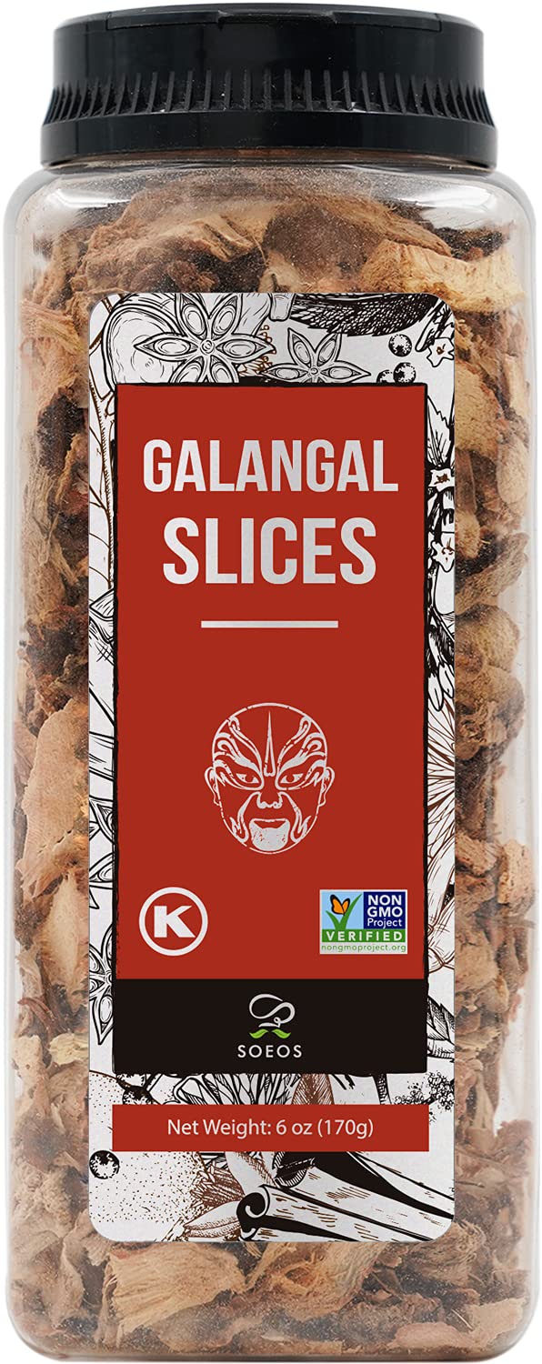 Soeos Galanga Powder 8oz (227g), Twin Pack, 16oz Total, Non-GMO, Kosher, Greater Galanga, Alpinia Galanga, Perfect for Tom Yum and Tom Kha Soups,Product of Vietnam, Galangal Powder for Cooking. image 4