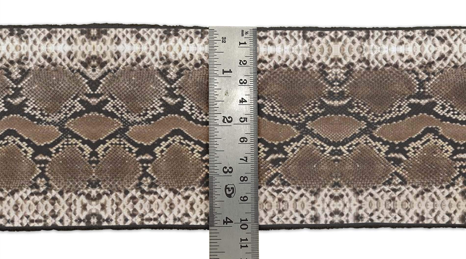 Dupion-Band Blau Leopard Print – 9 Yard Rolle, 3 Zoll Breit, Für Nähen & Basteln